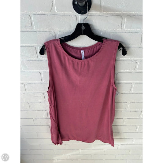 Athletic Tank Top By Fabletics In Pink, Size: M