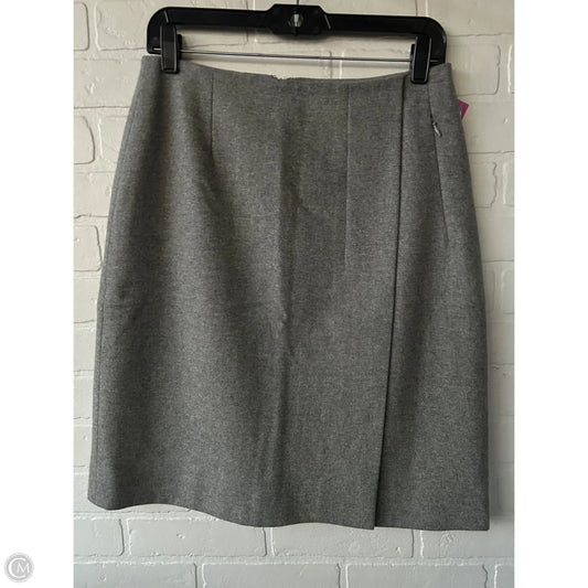 Skirt Mini & Short By Philippe Adec In Grey, Size: 8