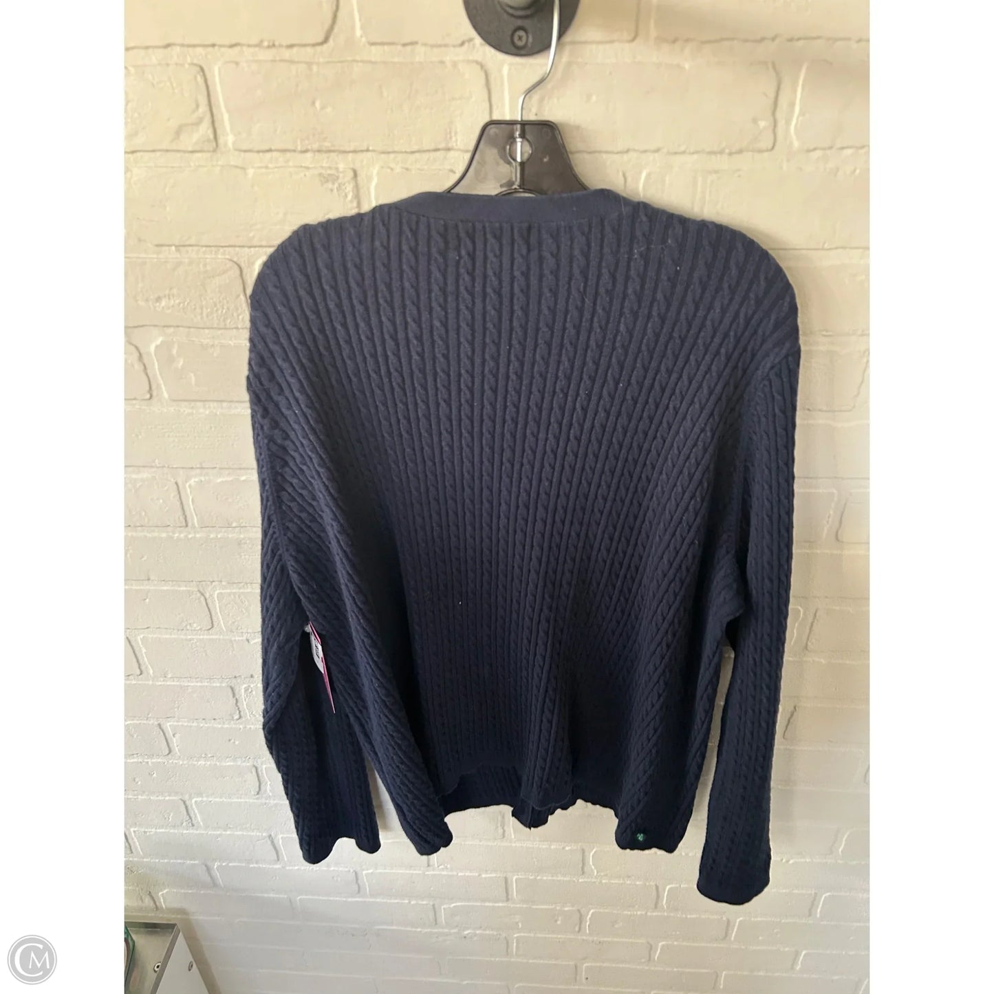 Sweater Cardigan By Lauren By Ralph Lauren In Blue, Size: 2x
