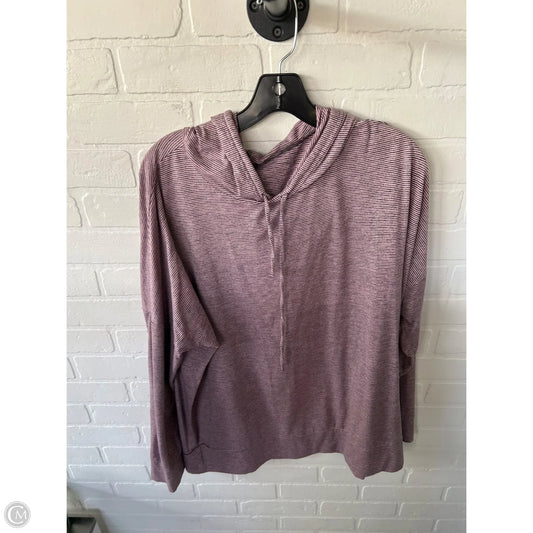 Athletic Top Long Sleeve Hoodie By Skechers In Pink, Size: Xxl