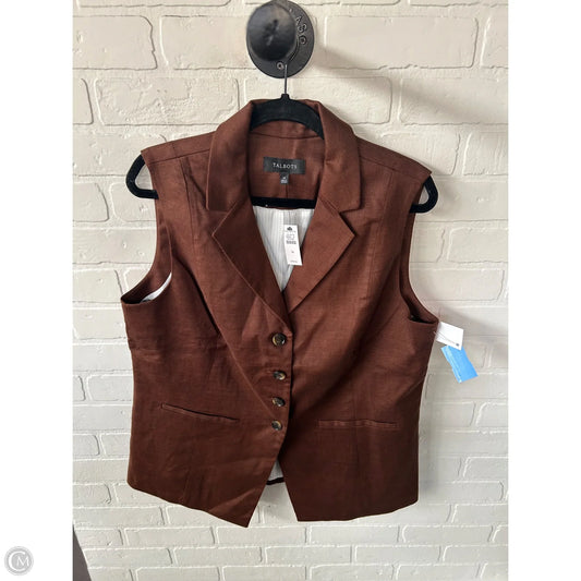 Vest Other By Talbots In Brown, Size: L