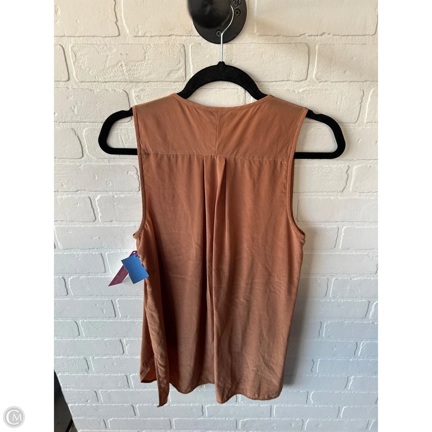 Top Sleeveless By Vince In Orange, Size: L
