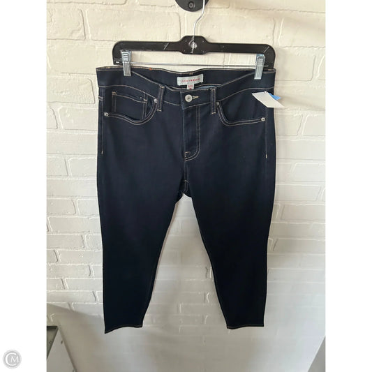 Jeans Skinny By Lucky Brand In Blue Denim, Size: 10