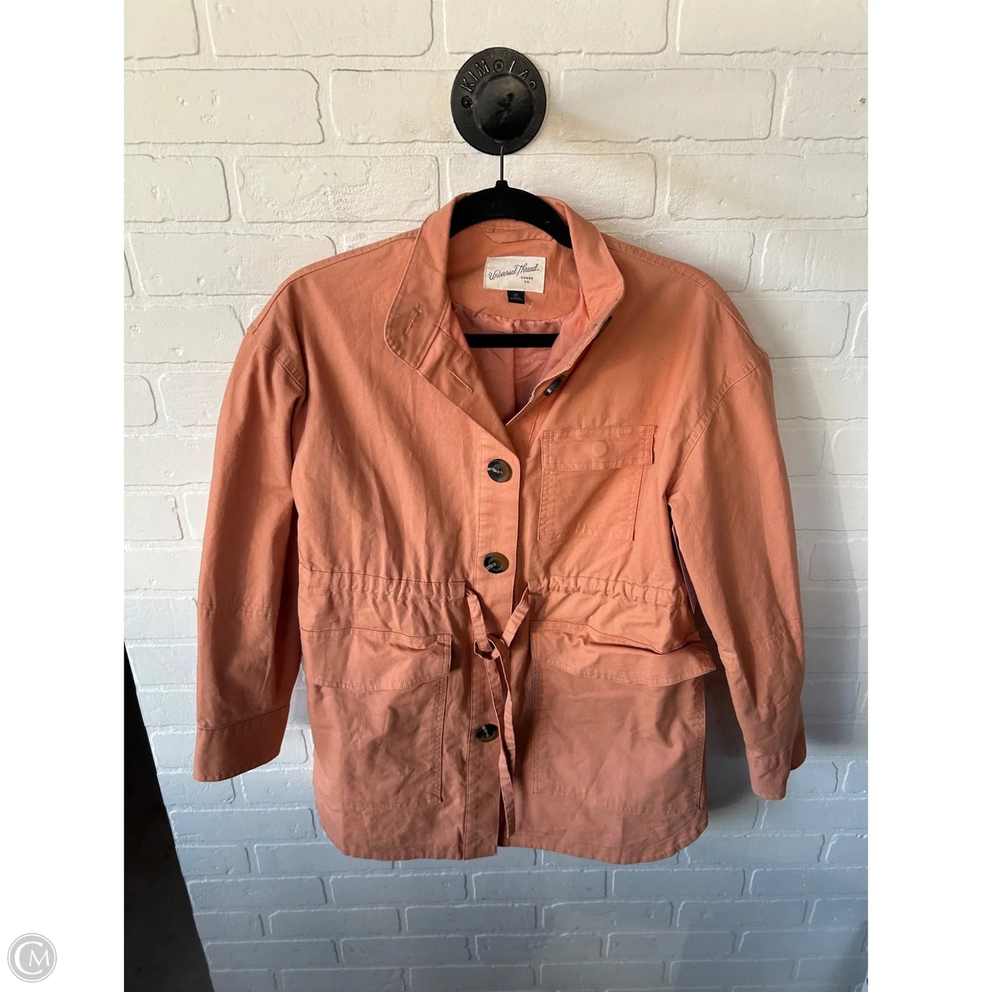 Jacket Shirt By Universal Thread In Orange, Size: Xs