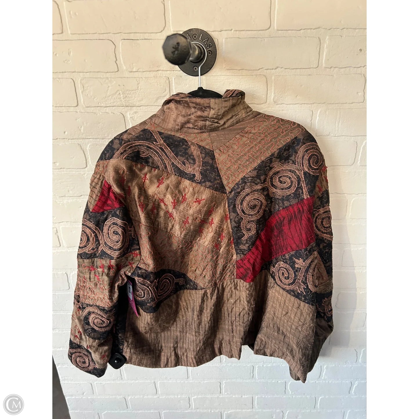 Blazer By Coldwater Creek In Black & Tan, Size: 2x