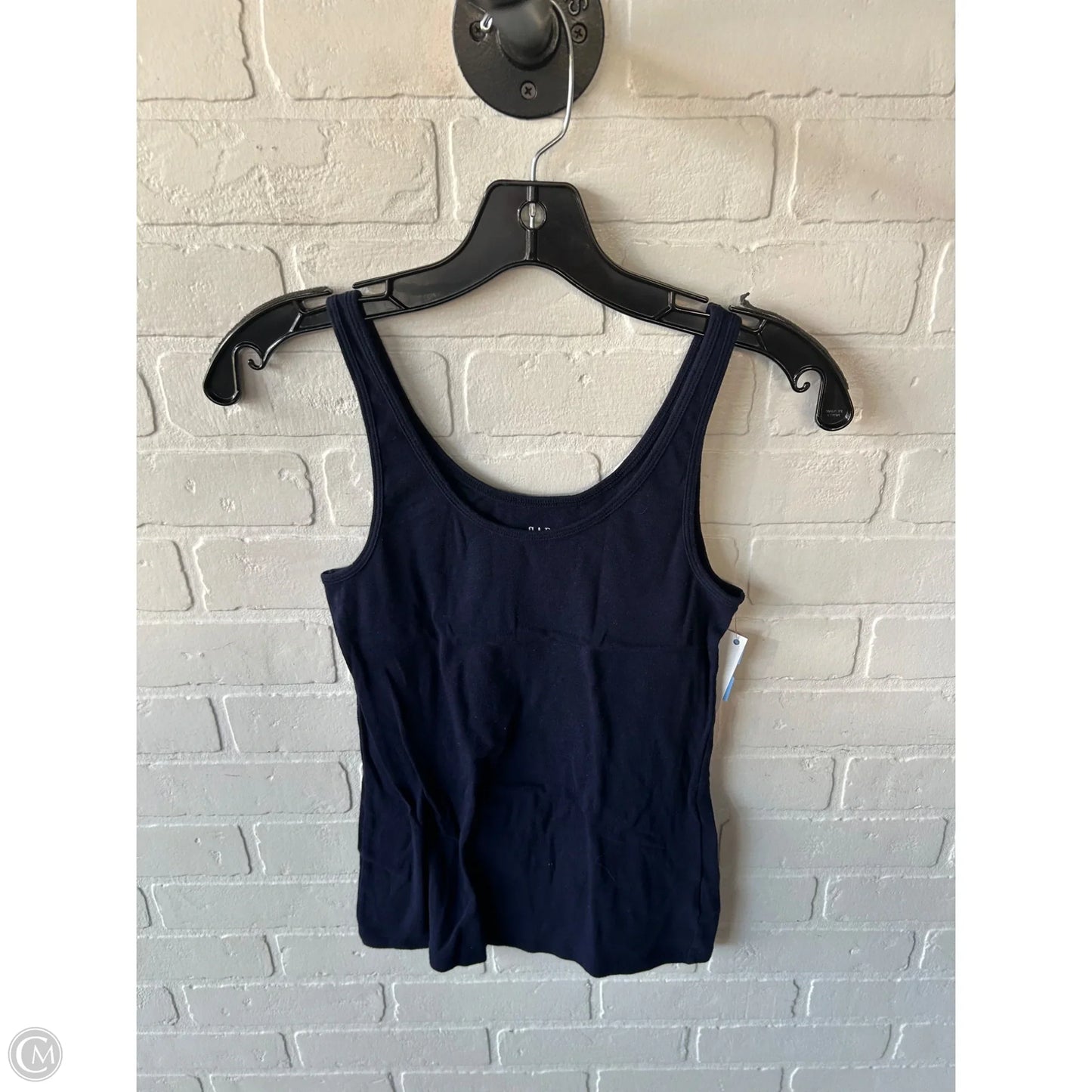 Top Sleeveless Basic By Gap In Blue, Size: S