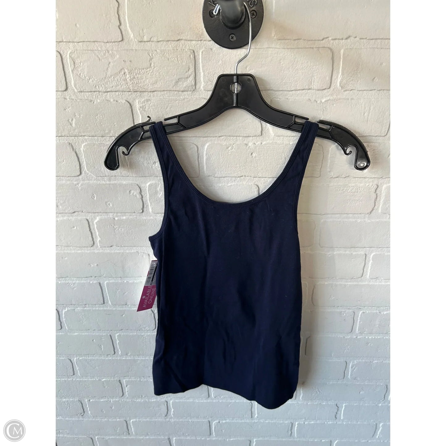 Top Sleeveless Basic By Gap In Blue, Size: S