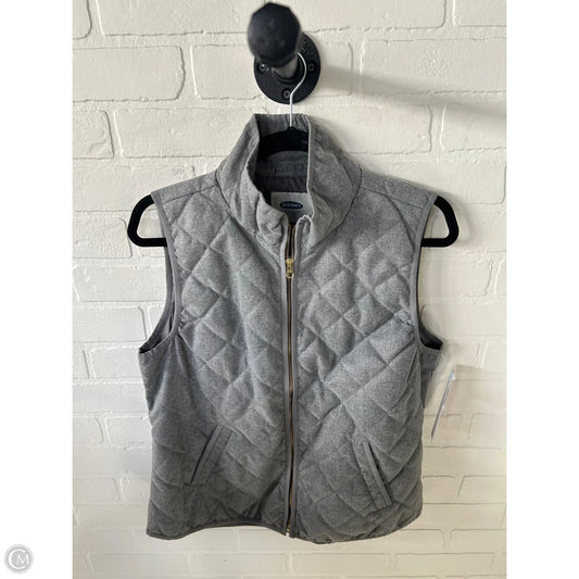 Vest Puffer & Quilted By Old Navy In Grey, Size: M