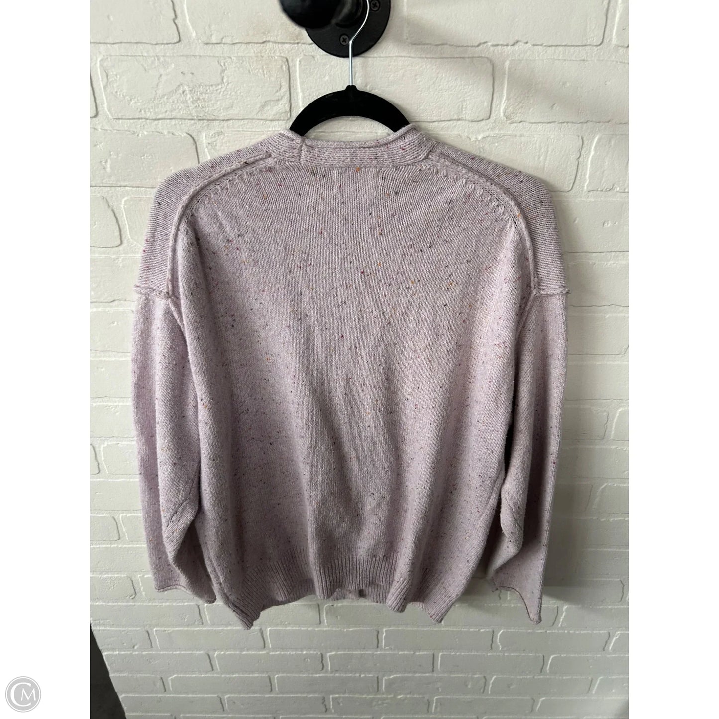 Sweater Cardigan By Universal Thread In Purple, Size: M