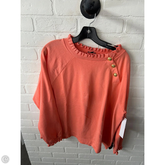 Sweater By Talbots In Orange, Size: Xl