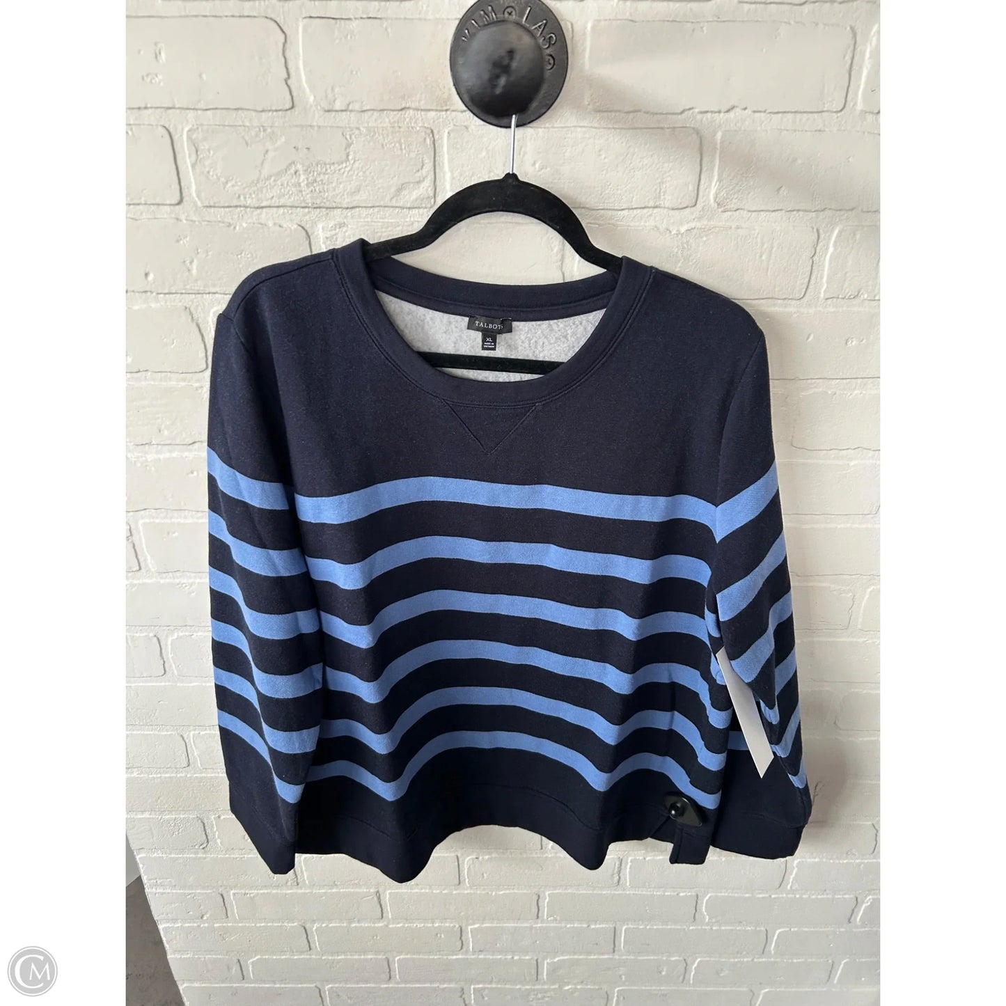 Sweatshirt Crewneck By Talbots In Blue, Size: Xl