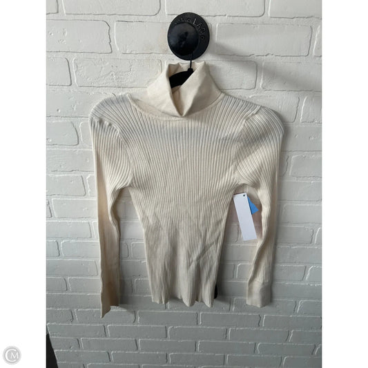 Sweater By Loft In Cream, Size: S