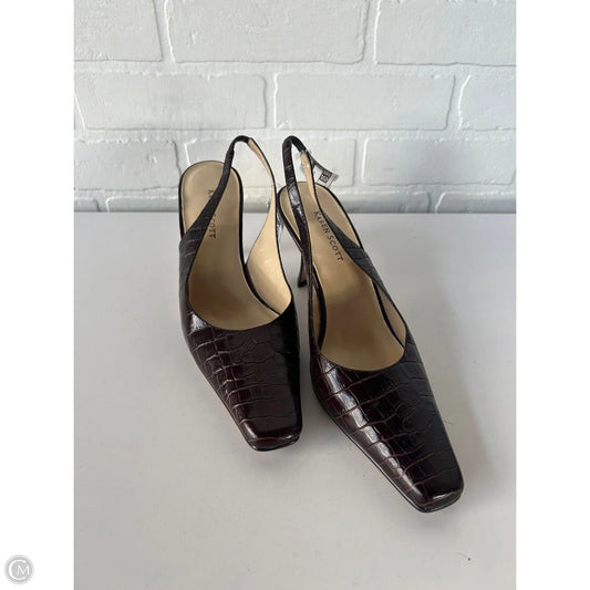 Shoes Heels Block By Karen Scott In Brown, Size: 9
