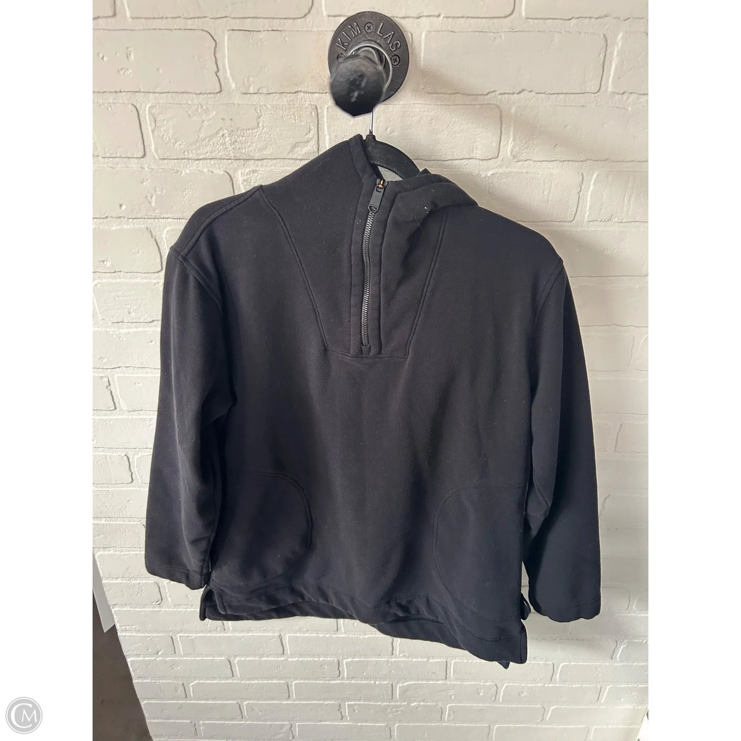 Athletic Sweatshirt Hoodie By Athleta In Black, Size: S