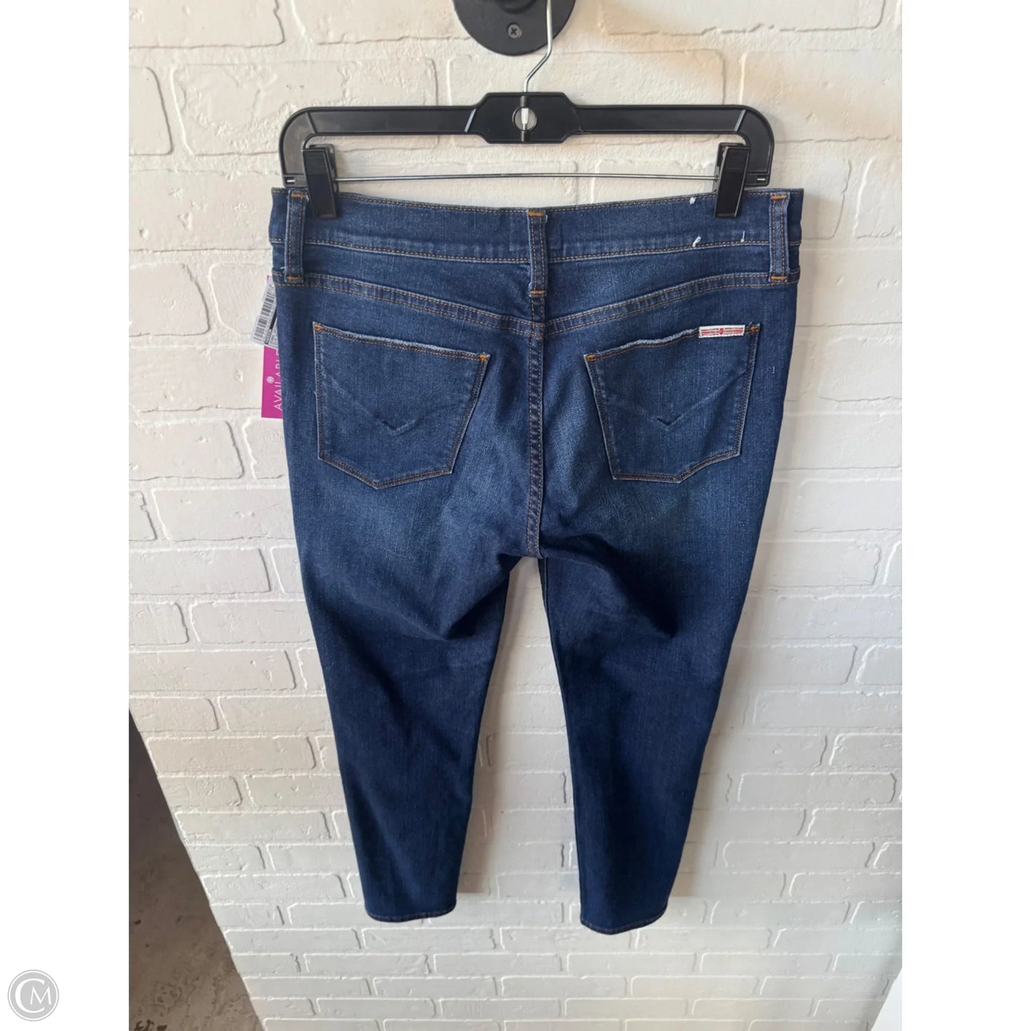 Jeans Skinny By Hudson In Blue Denim, Size: 6