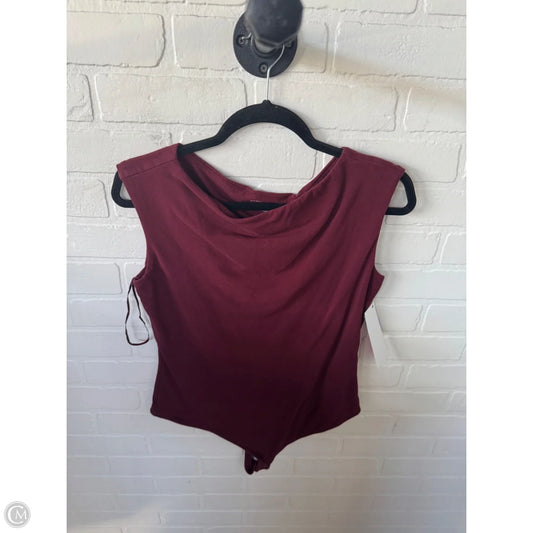 Bodysuit By Banana Republic In Red, Size: M