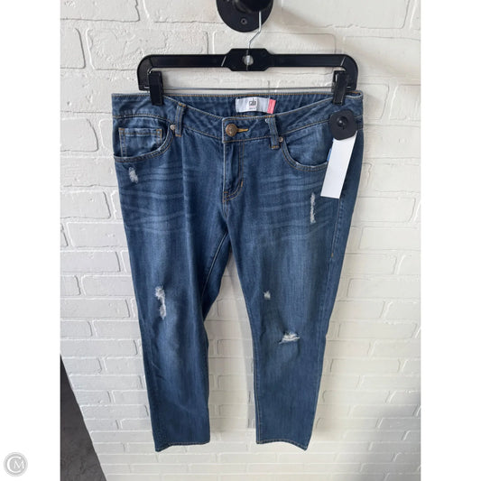 Jeans Boyfriend By Cabi In Blue Denim, Size: 6