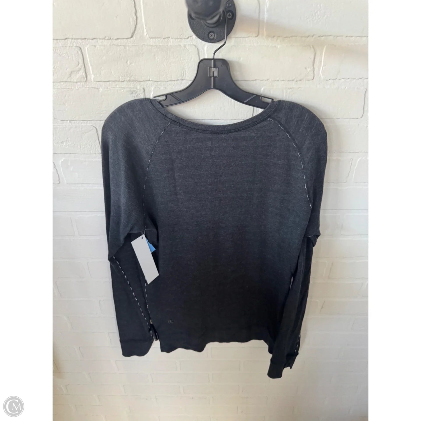 Athletic Sweatshirt Crewneck By Lululemon In Grey, Size: M