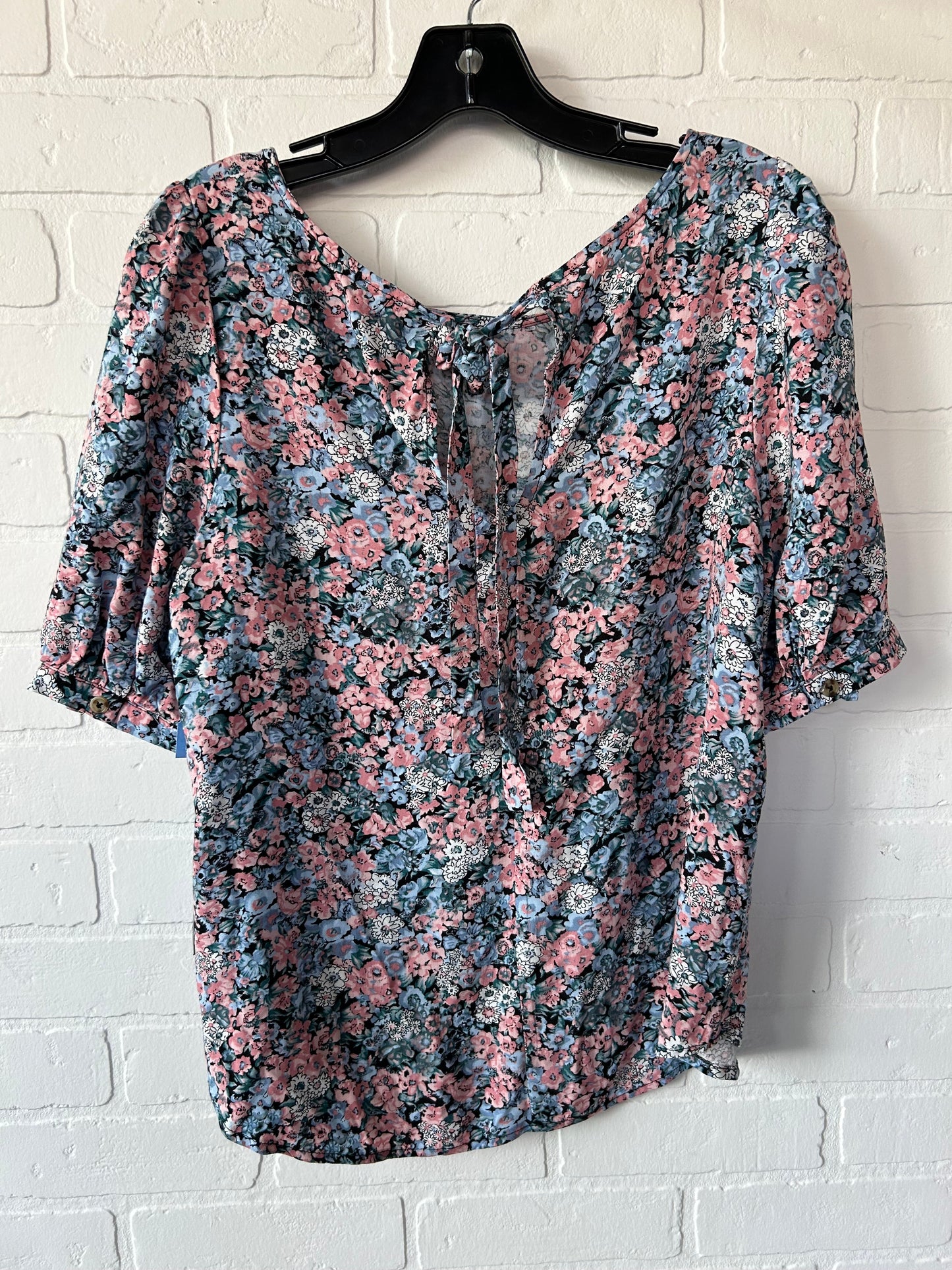 Floral Top Short Sleeve Angels, Size M