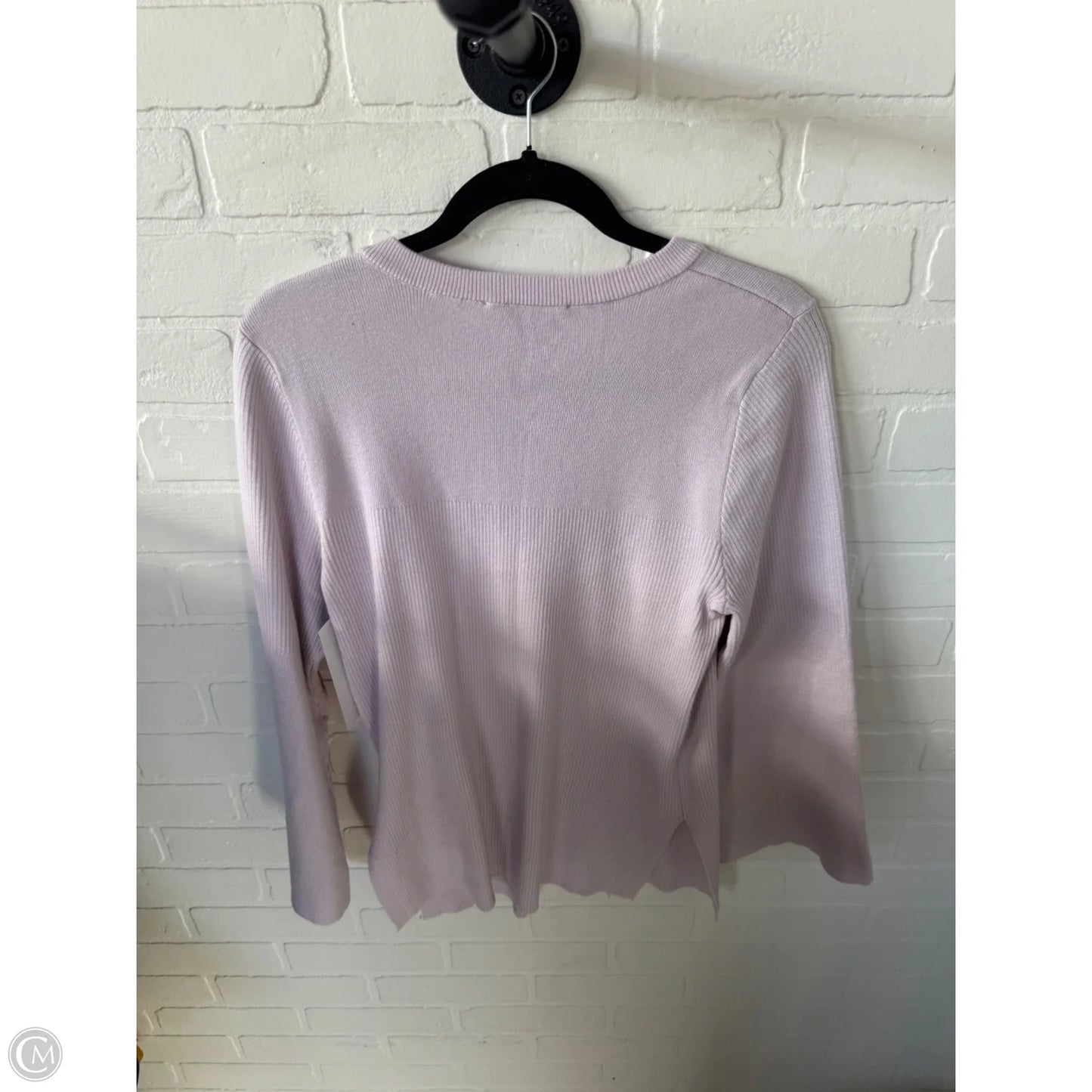 Sweater By Ellen Tracy In Purple, Size: Xl