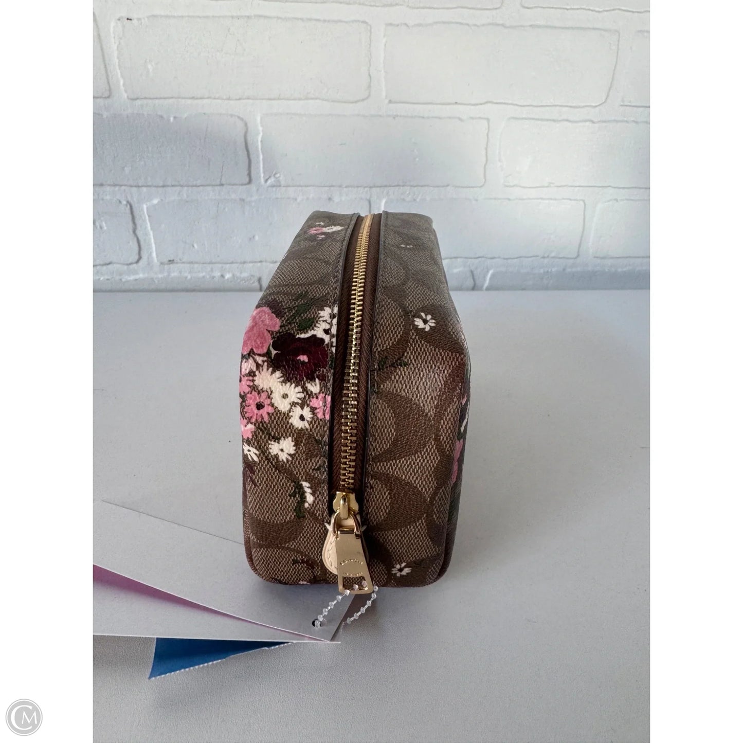 Makeup Bag Designer By Coach, Size: Small