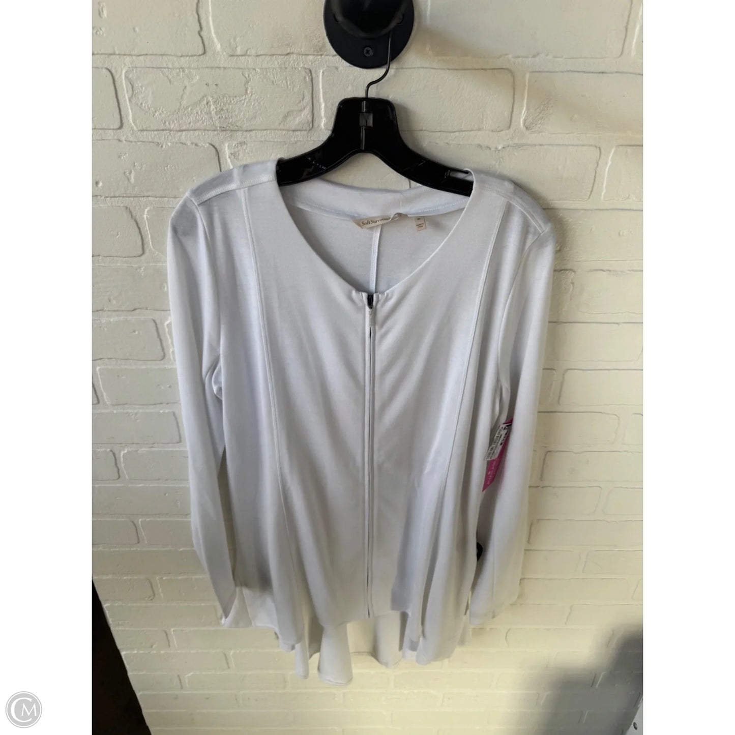 Jacket Shirt By Soft Surroundings In White, Size: M