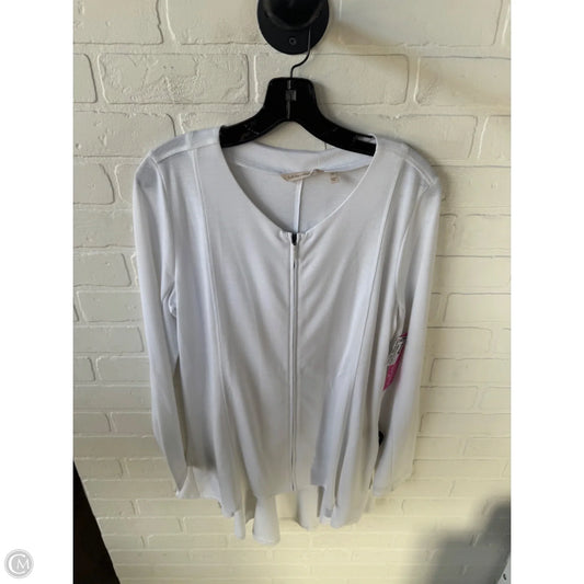Jacket Shirt By Soft Surroundings In White, Size: M