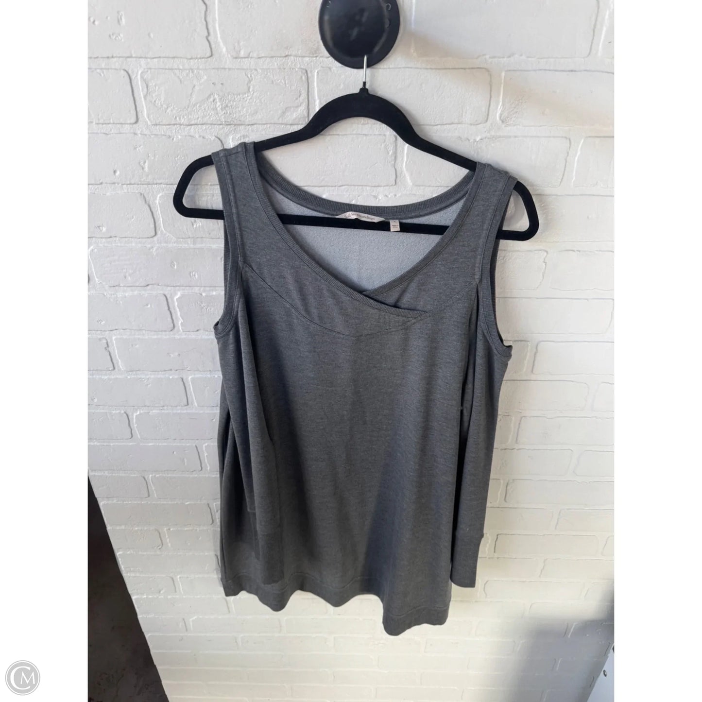 Dress Casual Short By Soft Surroundings In Grey, Size: S