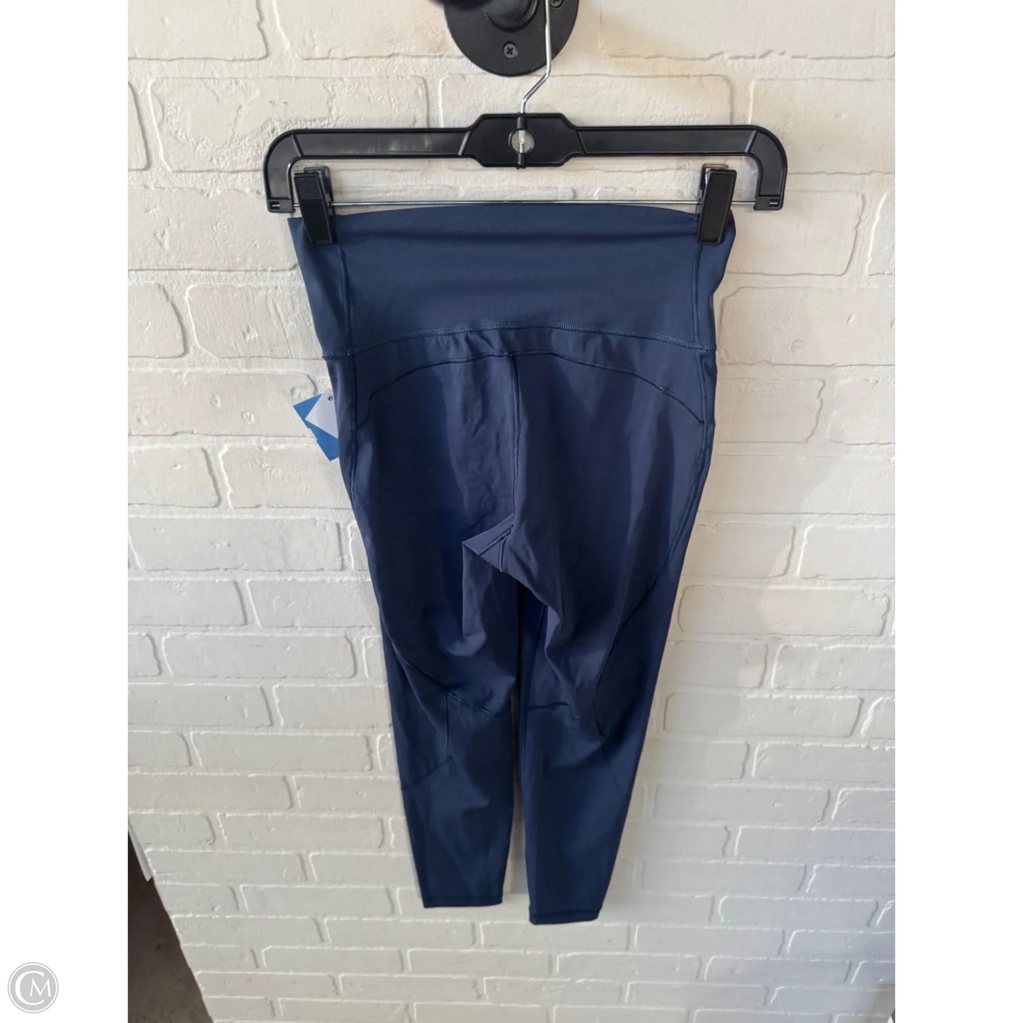 Athletic Leggings By Adidas In Blue, Size: 4