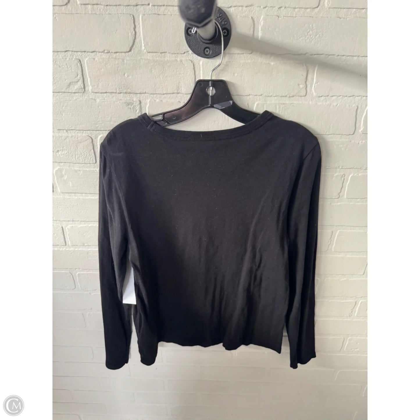 Top Long Sleeve Basic By Old Navy In Black, Size: M