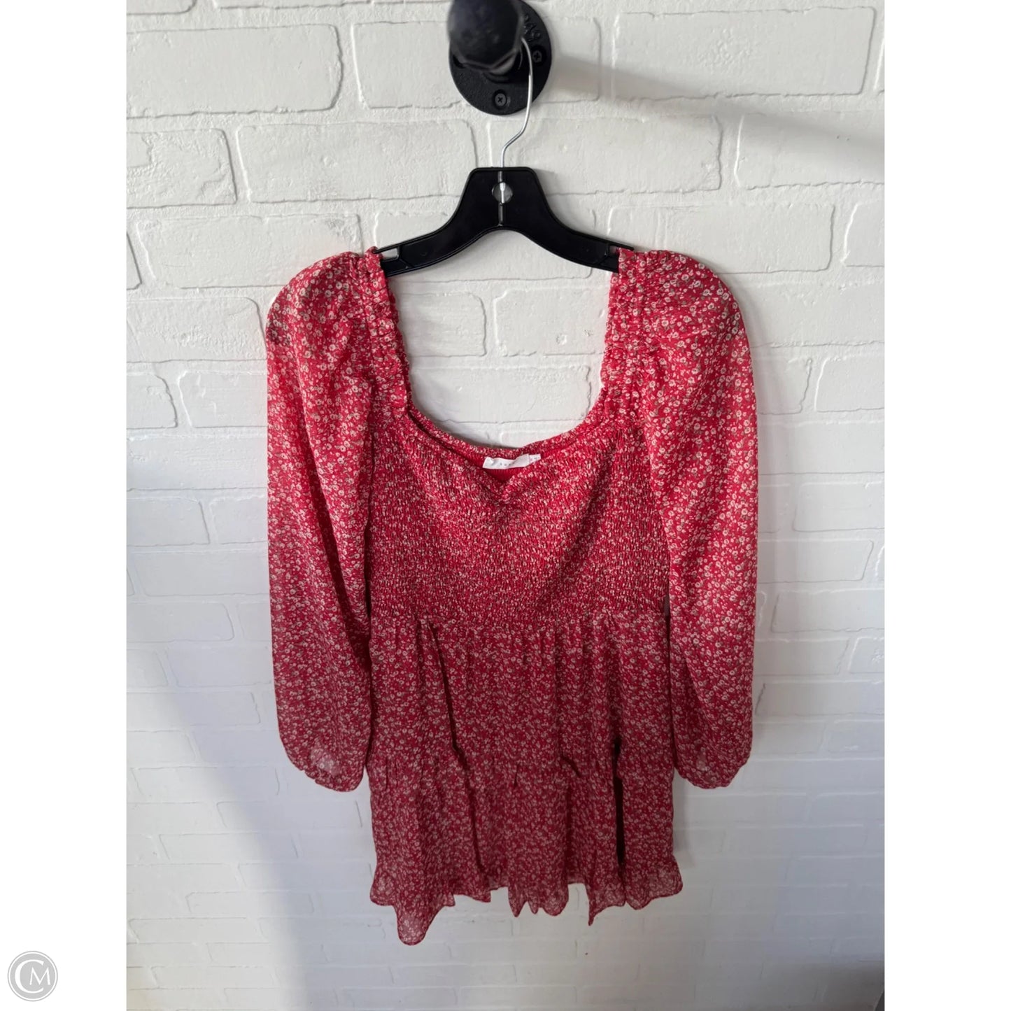 Dress Casual Short By Lush In Red, Size: M