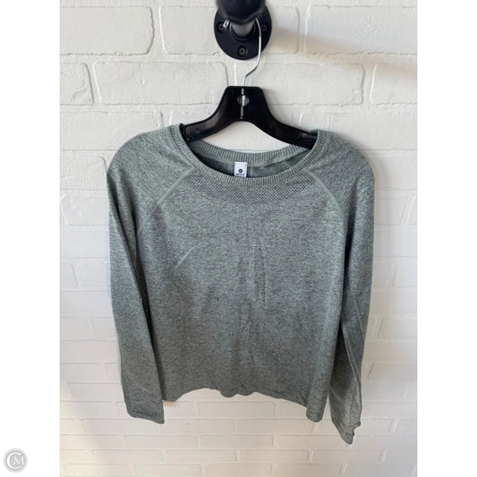 Athletic Top Long Sleeve Crewneck By 90 Degrees By Reflex In Green, Size: Xl