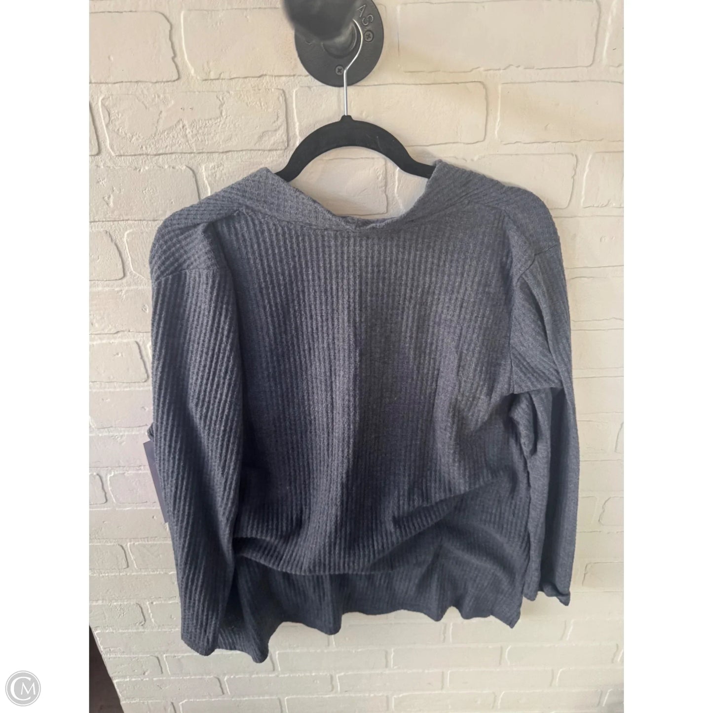 Top Long Sleeve By Cj Banks In Blue, Size: 1x