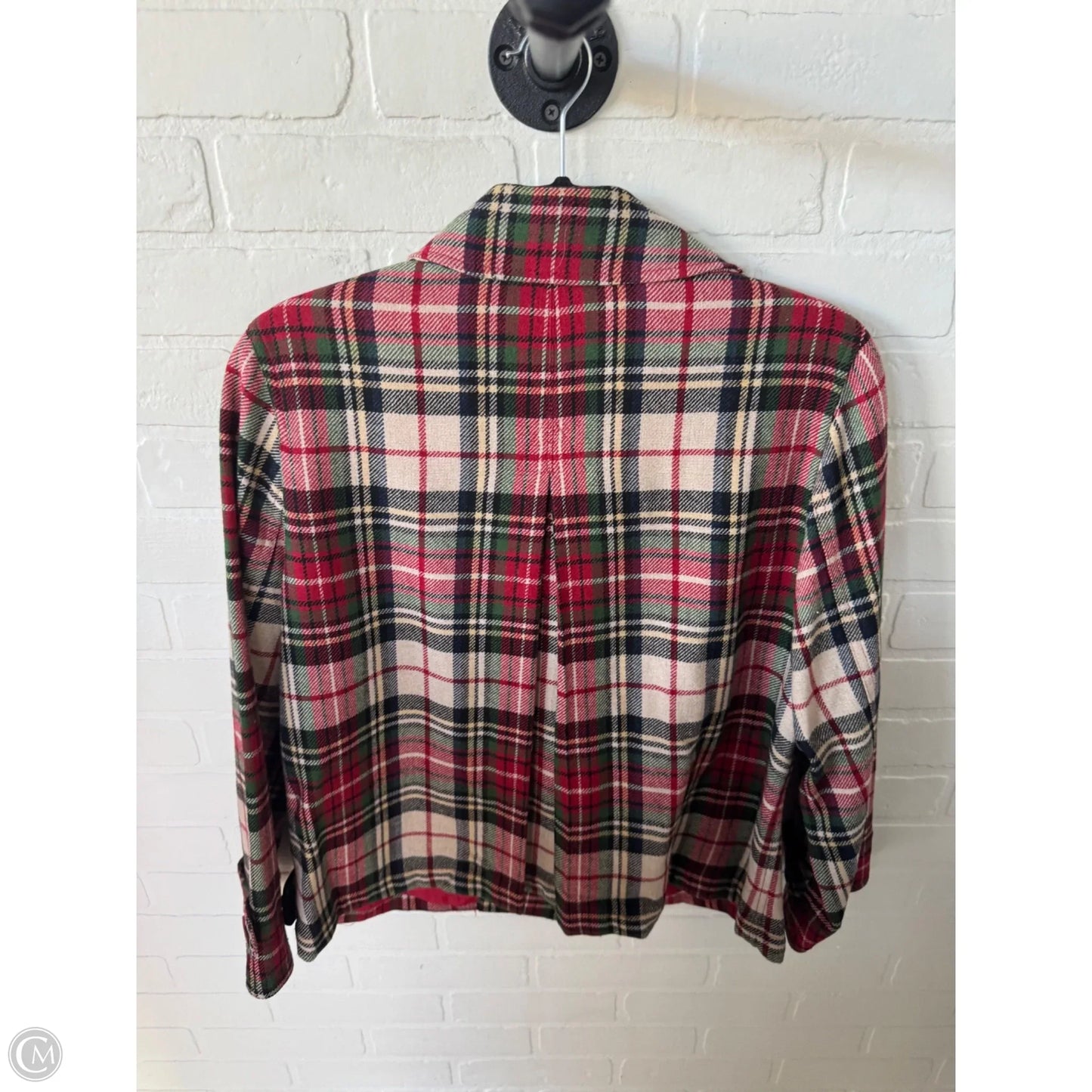 Blazer By Coldwater Creek In Red & Tan, Size: L