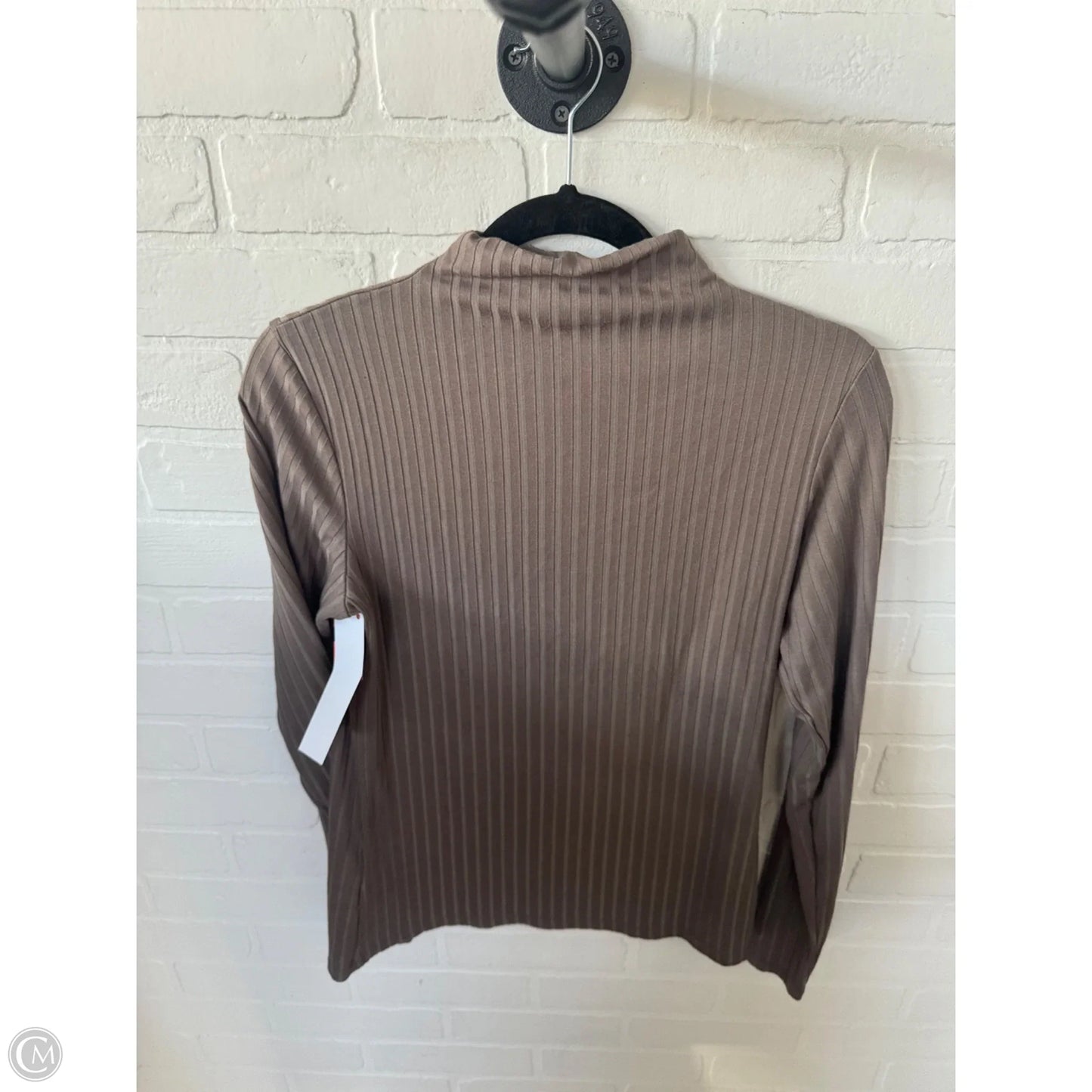 Top Long Sleeve Basic By H&m In Brown, Size: L