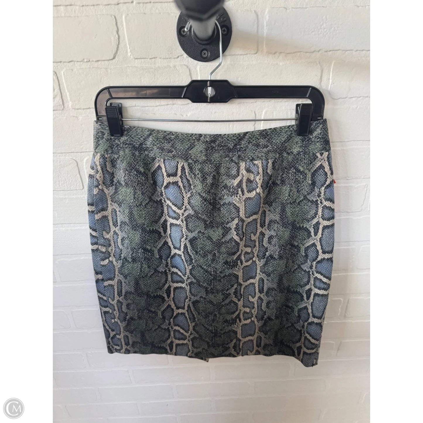 Skirt Mini & Short By Loft In Snakeskin Print, Size: 2
