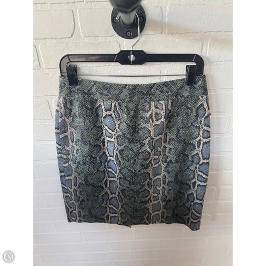 Skirt Mini & Short By Loft In Snakeskin Print, Size: 2