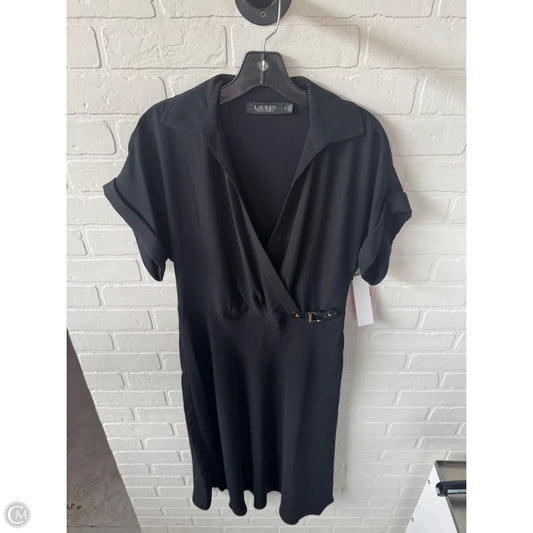 Dress Work By Lauren By Ralph Lauren In Black, Size: M