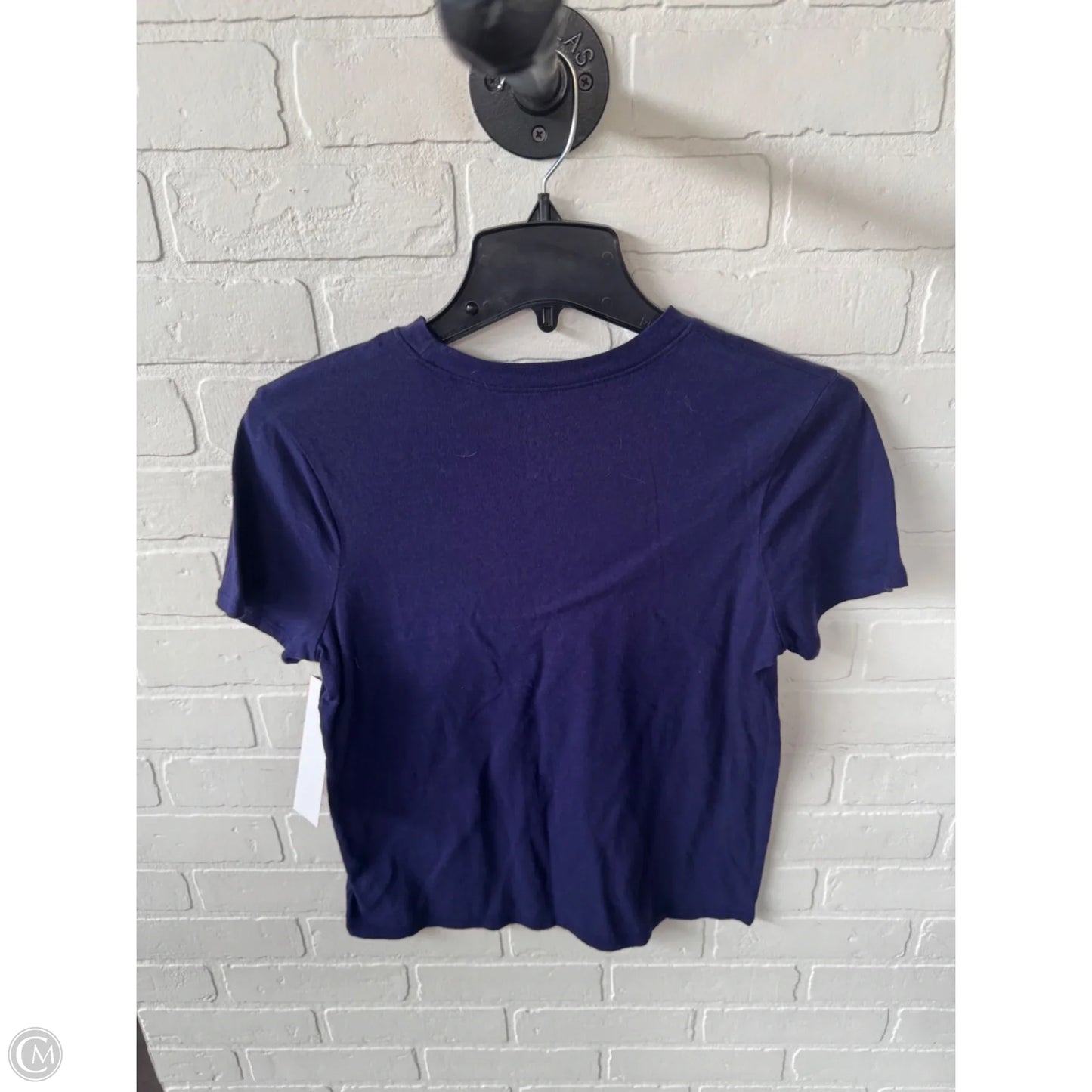 Top Short Sleeve Basic By A New Day In Purple, Size: Xs