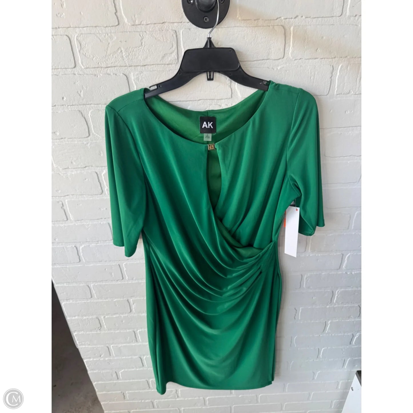 Dress Work By Anne Klein In Green, Size: L