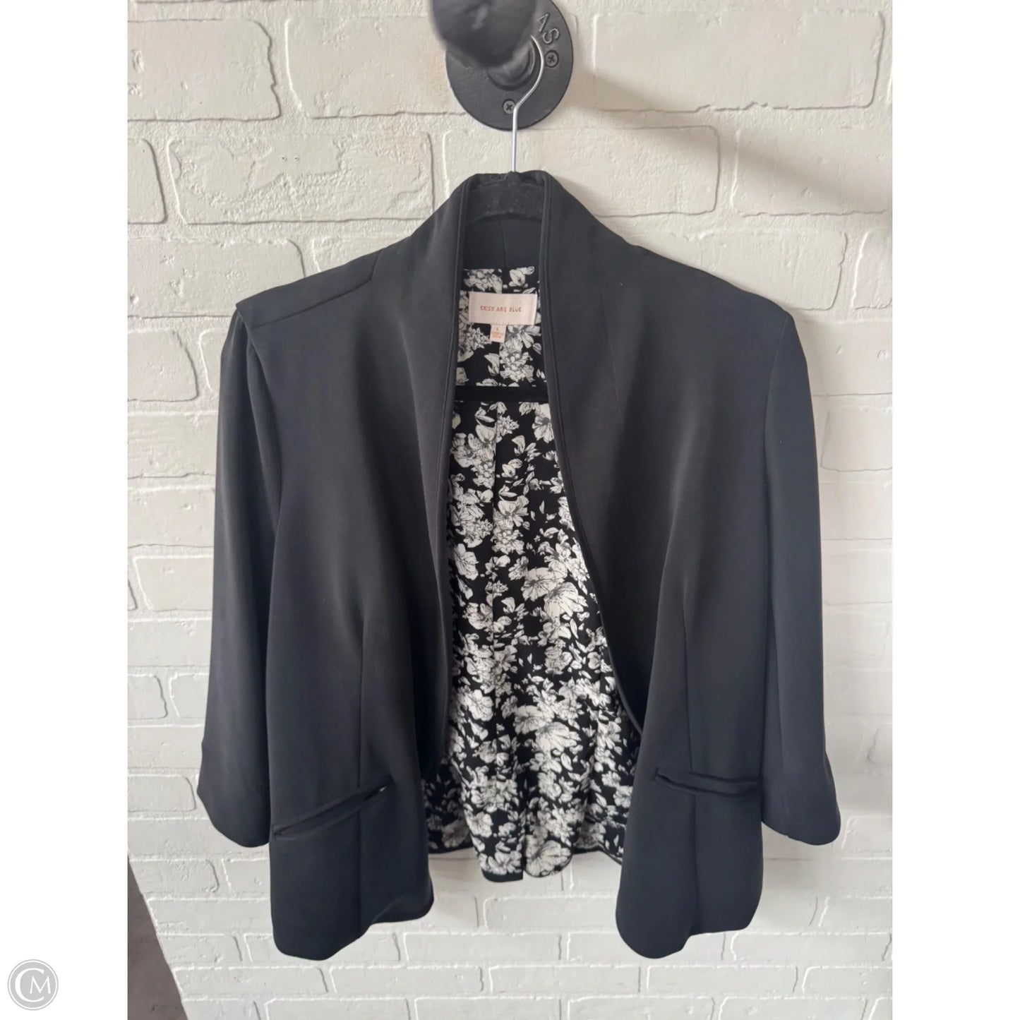 Blazer By Skies Are Blue In Black, Size: L