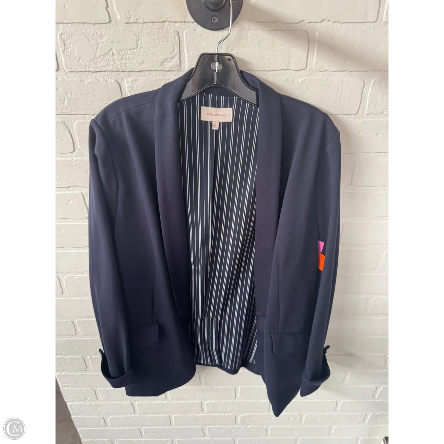 Blazer By Skies Are Blue In Blue, Size: L