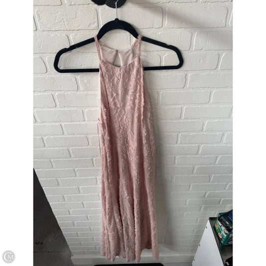 Dress Party Long By Zara In Pink, Size: Xs