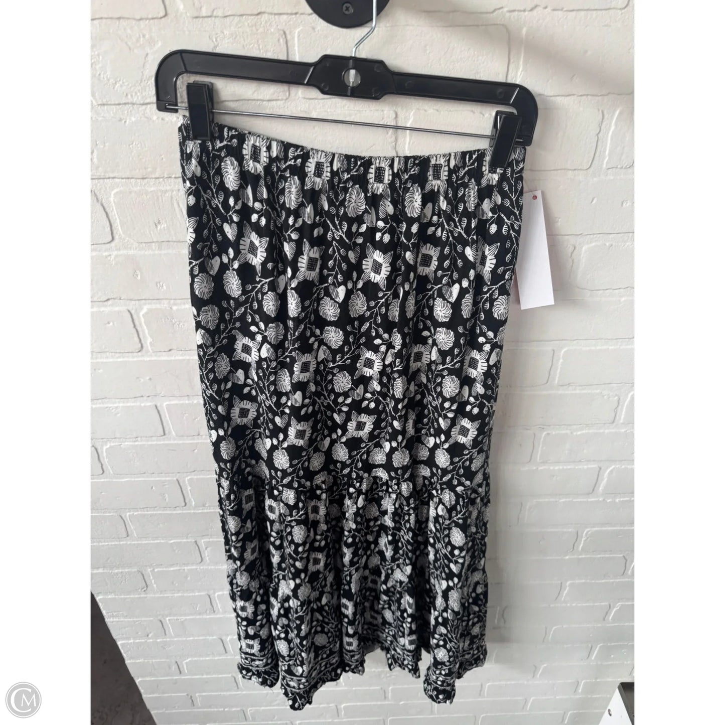 Skirt Maxi By Max Studio In Black & White, Size: 0