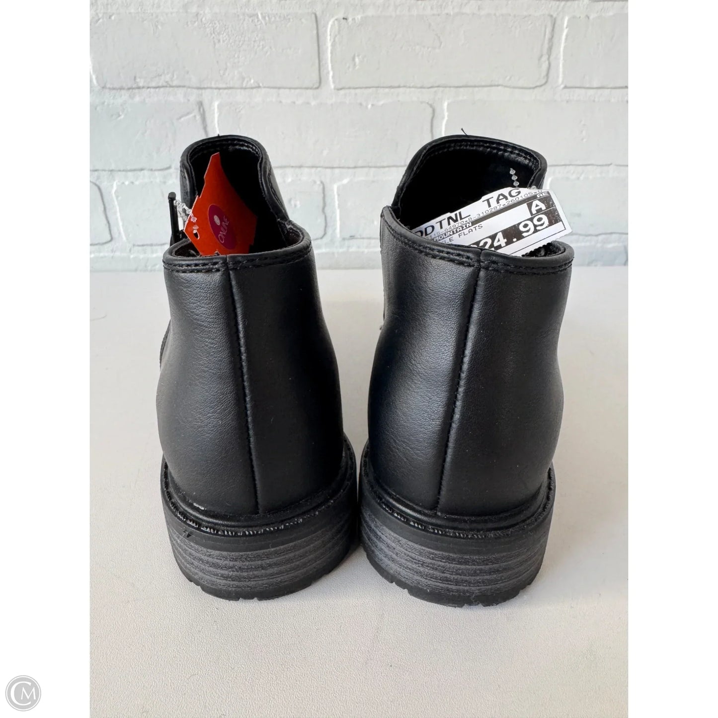 Boots Ankle Flats By White Mountain In Black, Size: 5.5