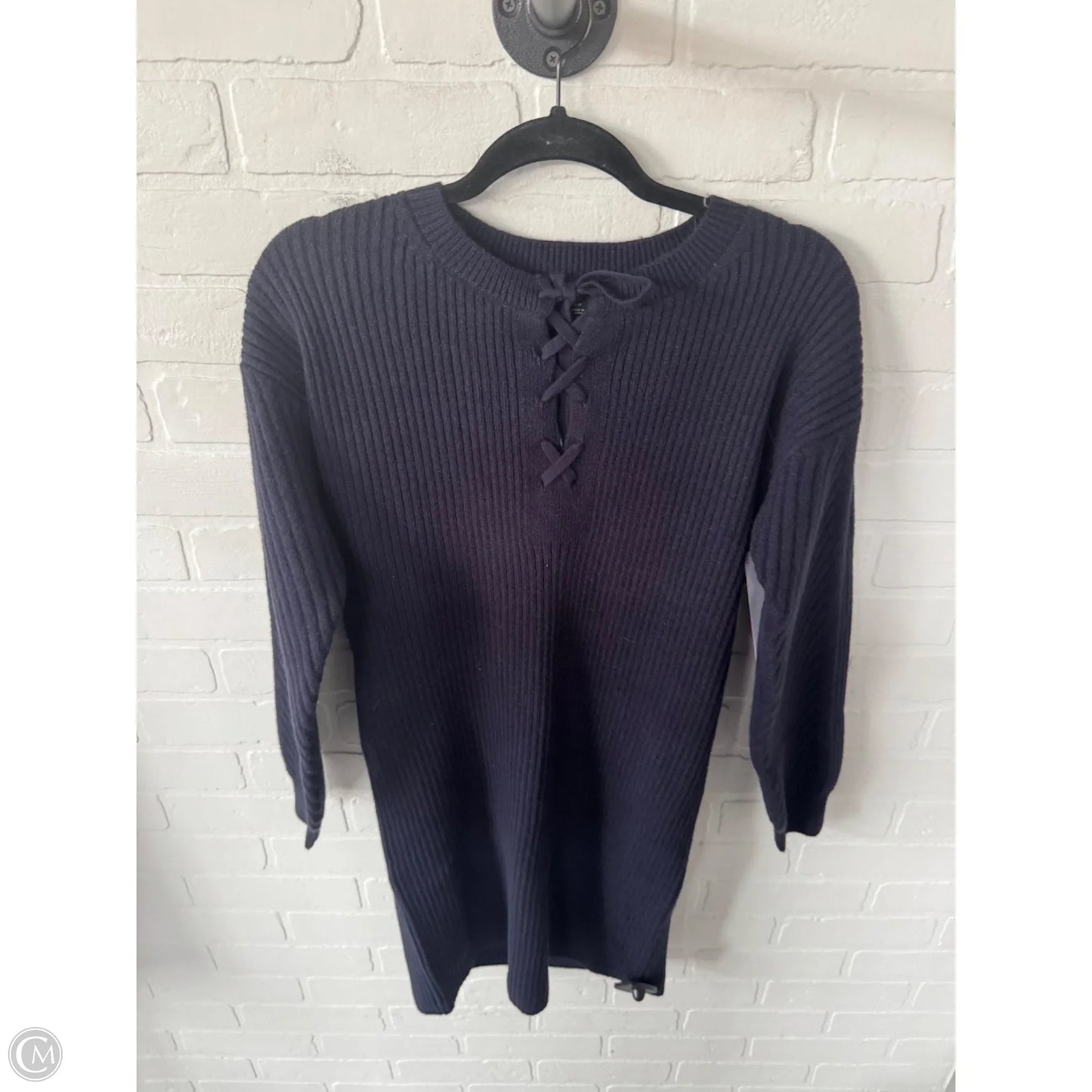 Dress Sweater By Ann Taylor In Blue, Size: Xsp