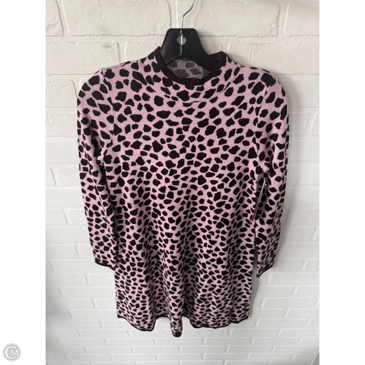 Dress Sweater By Ann Taylor In Brown & Pink, Size: Xxsp