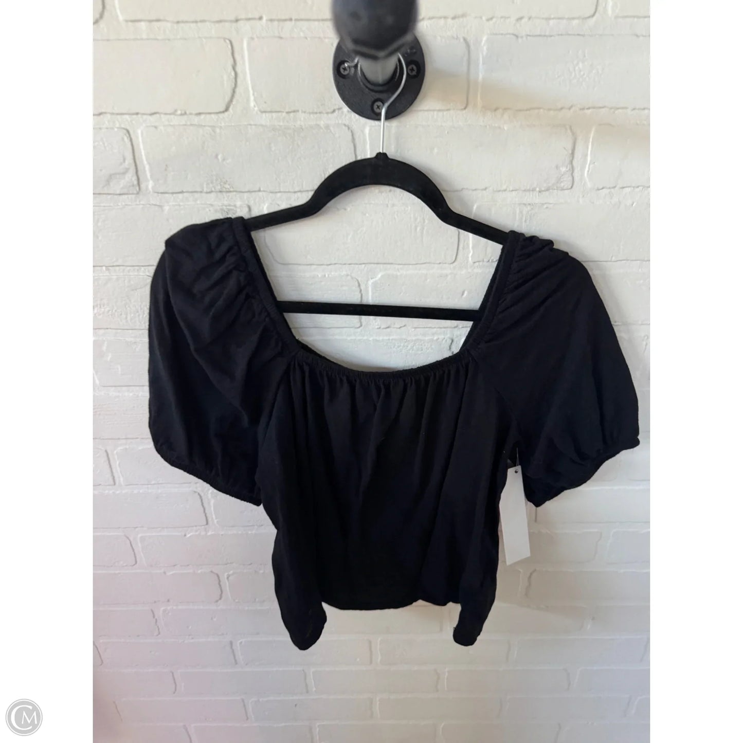 Top Short Sleeve By Old Navy In Black, Size: Lp