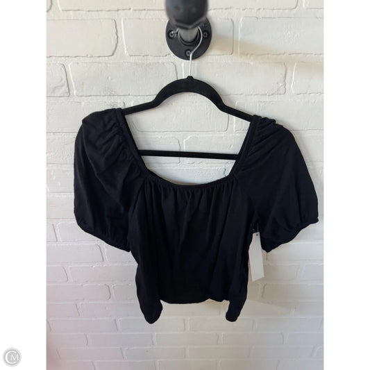 Top Short Sleeve By Old Navy In Black, Size: Lp