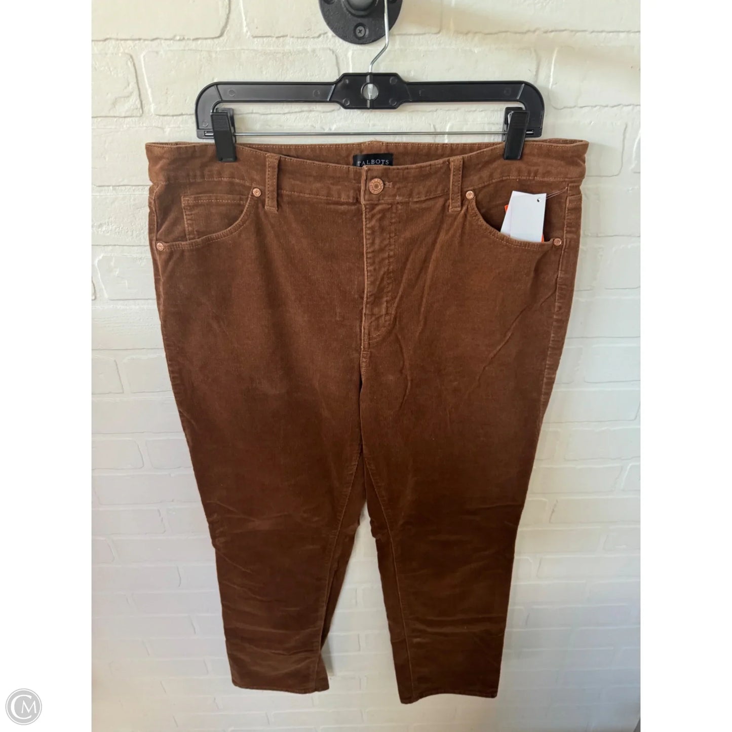 Pants Corduroy By Talbots In Brown, Size: 14p